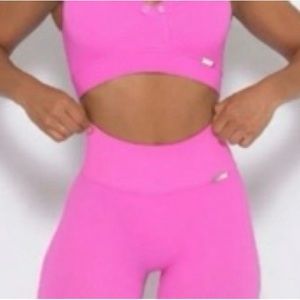 Bombshell Sportswear seamless shorts hot pink XS